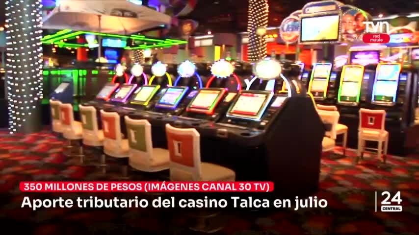 Aporte tributario del casino Talca en julio