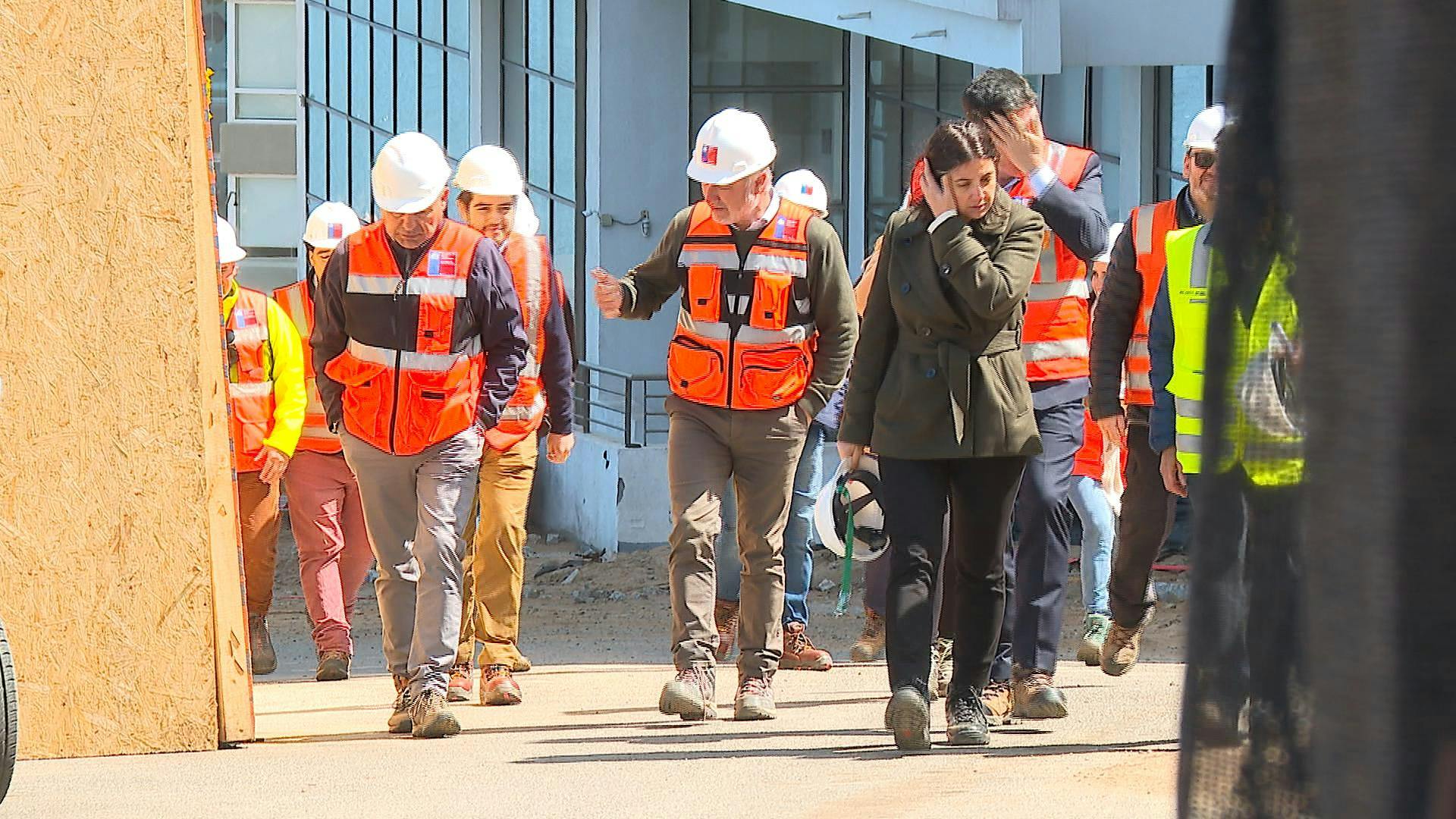 Realizan visita inspectiva en obras de socavón de viña del mar