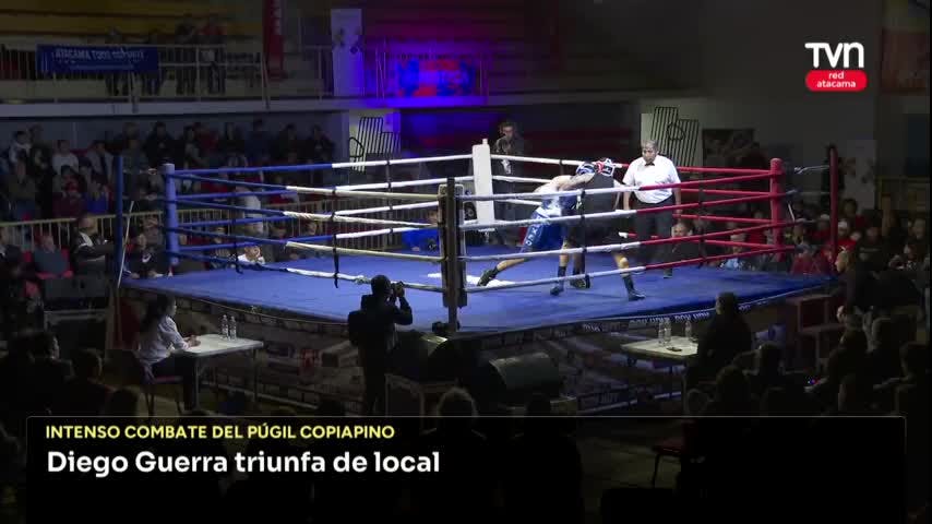 Diego Guerra debutó en el boxeo profesional