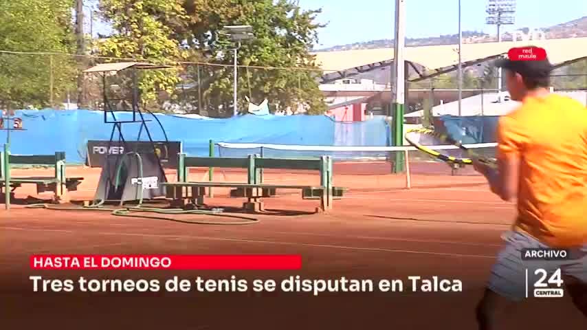 Tres torneos de tenis se disputan en Talca