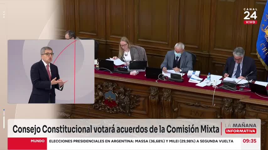 Carlos Recondo, presidente de Comisión Mixta: Hoy día queda completamente zanjado el texto