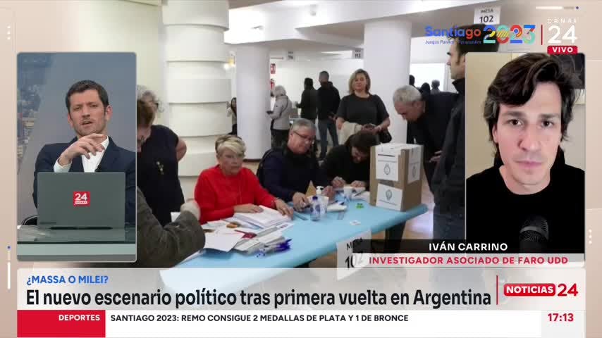 Analista y balotaje en Argentina: “Ahora el que llega como favorito en Massa en lugar de Milei”
