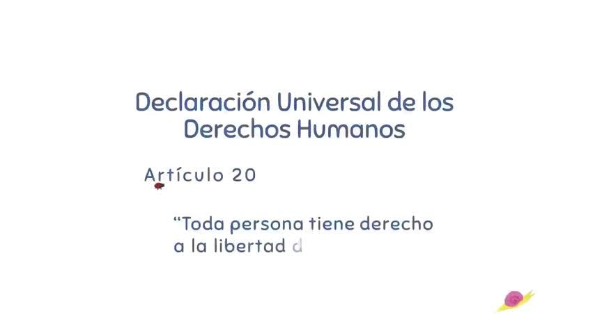 Ronda que abraza la Tierra 20 en NTV: Toda persona tiene derecho a la libertad de reunión