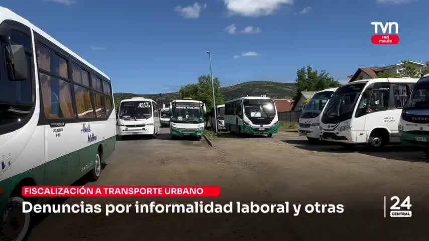 Fiscalizan transporte urbano en Talca