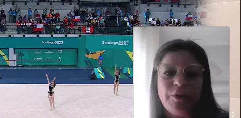 Viviana Saavedra y la gimnasia rítmica en Santiago 2023: Hemos avanzado mucho