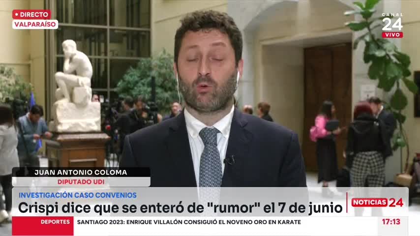 Diputado Coloma y declaración de Crispi ante comisión Convenios: “Estamos ante una negligencia gigantesca, dramática”