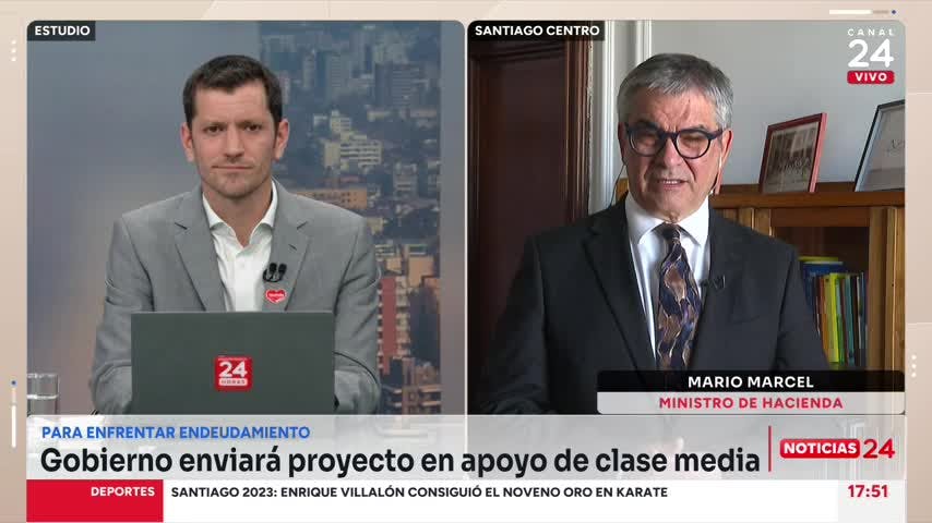 Ministro Marcel y proyecto de ayuda a la clase media: “Está dirigido a personas altamente endeudadas”