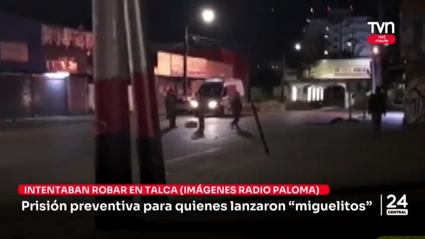 Prisión preventiva para quienes lanzaron miguelitos