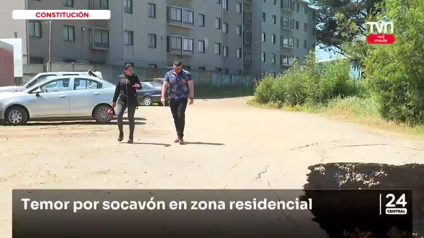 Preocupa deslizamiento en sector de Constitución