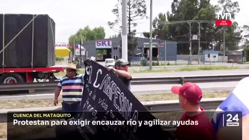 Protestan para que se encauce río y se agilicen ayudas