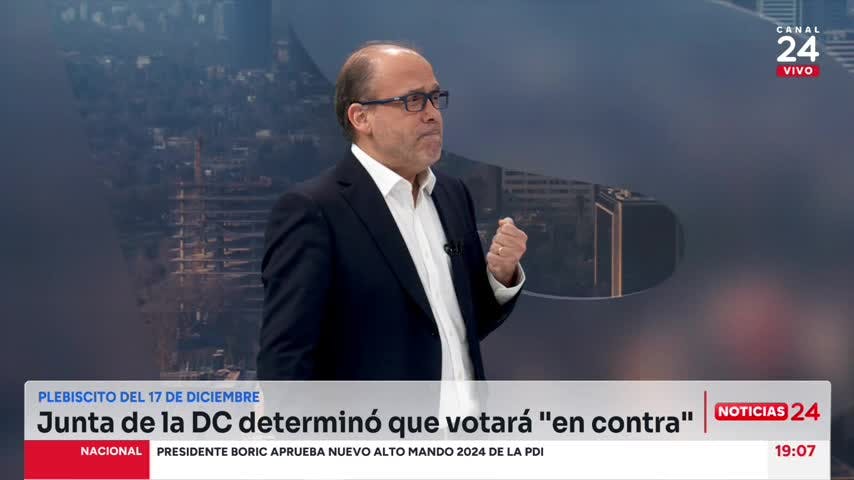 Presidente de la DC y plebiscito: “Lo mejor para Chile es estar en contra”