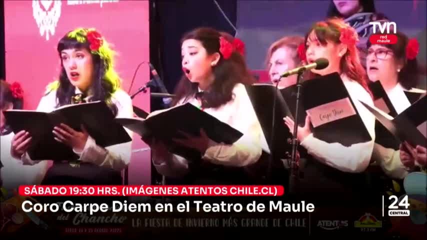 Coro Carpe Diem se presentará en el Teatro de Maule
