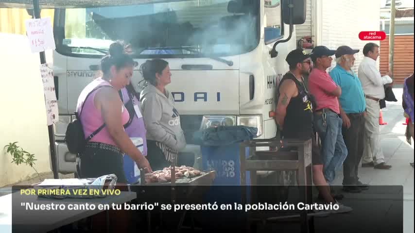 Copiapó: Población Cartavío vibró con evento cultural
