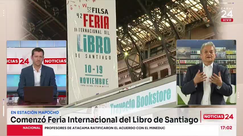 Panorama imperdible: Feria Internacional del libro de Santiago