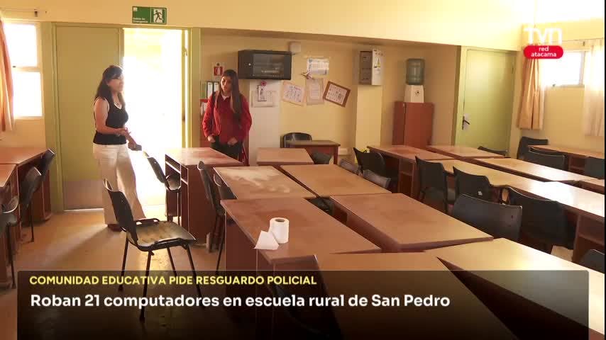DESVALIJAN ESCUELA