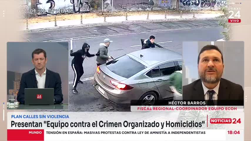 Fiscal Metropolitano Sur: “Ha ido aumentando el secuestro principalmente el extorsivo”