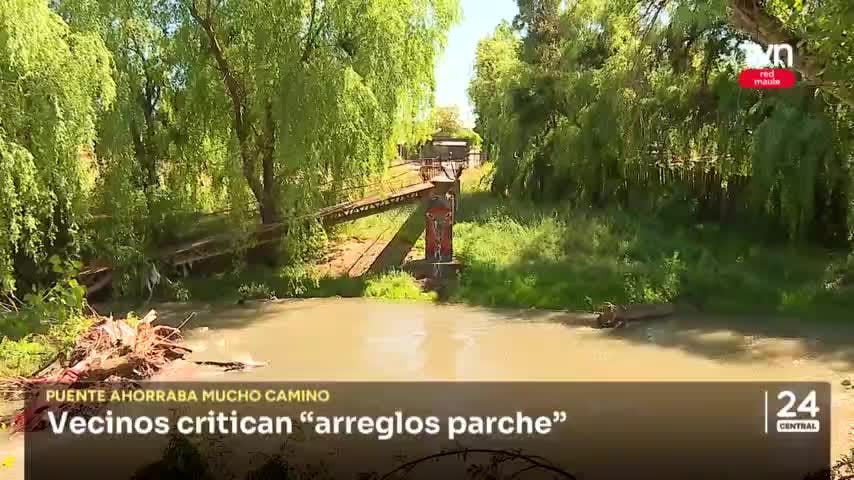 Vecinos piden nuevo puente en sector Suroriente de Talca