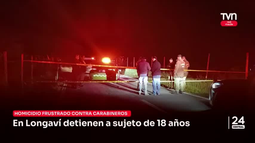 Detienen a sujeto que intentó atropellar a Carabineros