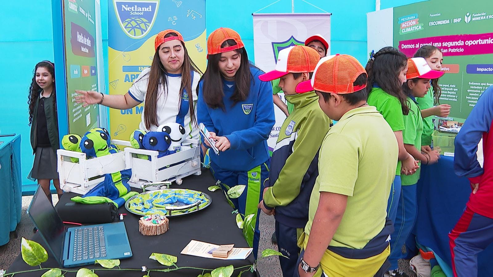 Más de mil niños participaron del festival acción circular