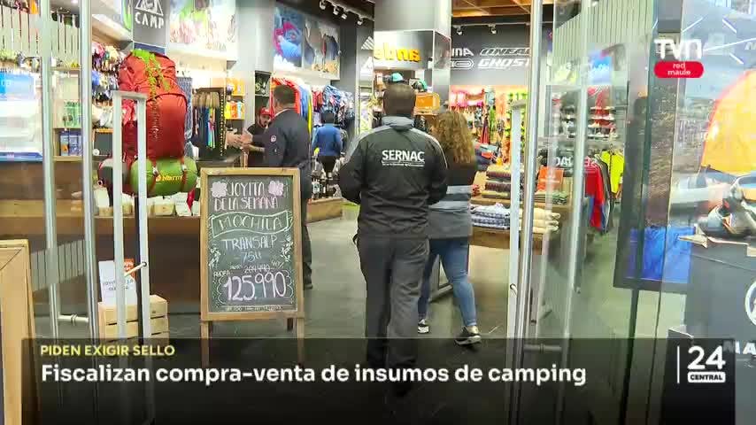 Fiscalizan compra y venta de insumos para camping