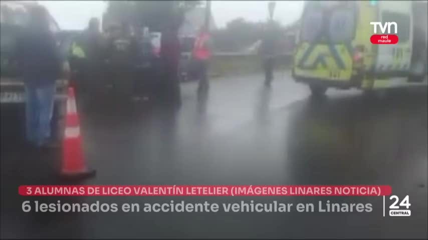 6 lesionados deja accidente vehicular en Linares