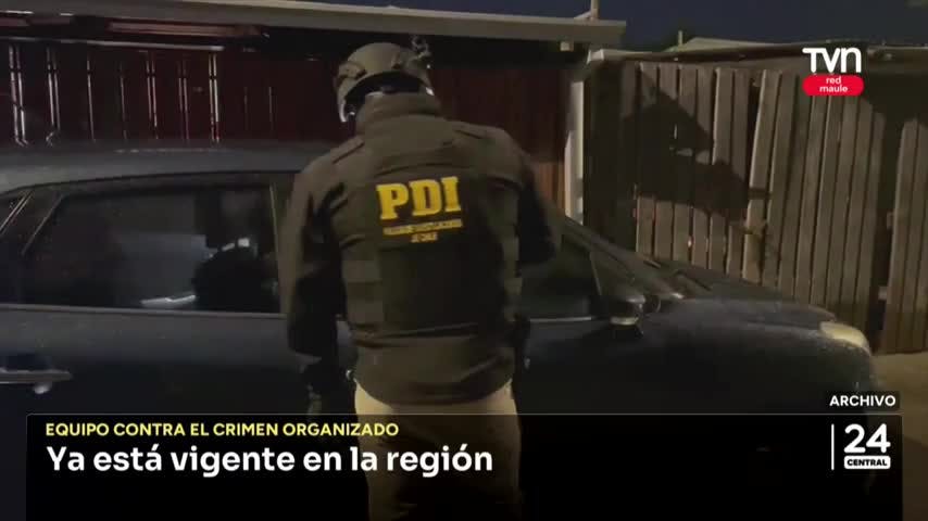 Ya funciona Equipo contra el crimen organizado