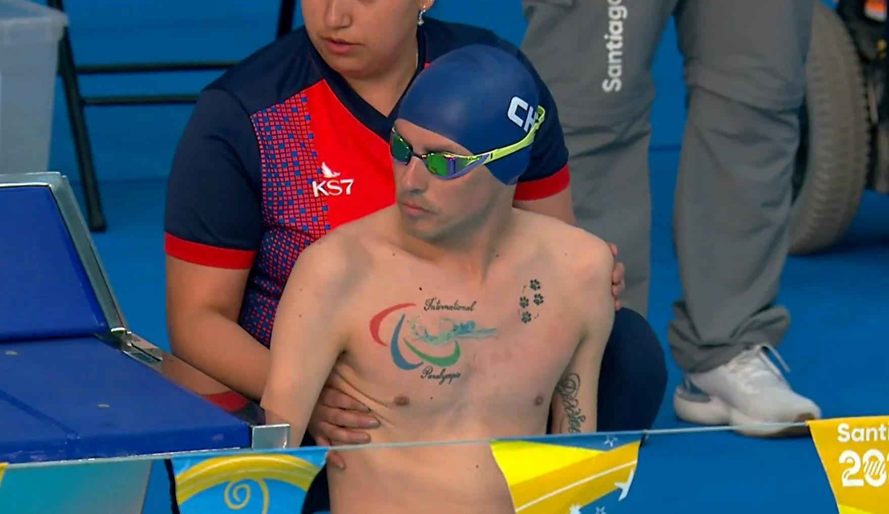 Con el relato de Pedro Carcuro: Así vivimos la medalla de plata de Alberto Abarza en para natación