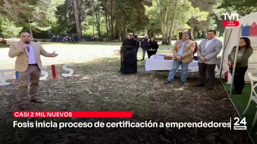 Fosis inicia proceso de certificación a emprendedores