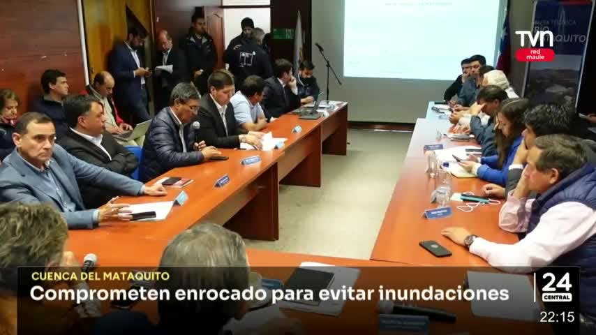 Río Mataquito: Comprometen enrrocado para evitar inundaciones 