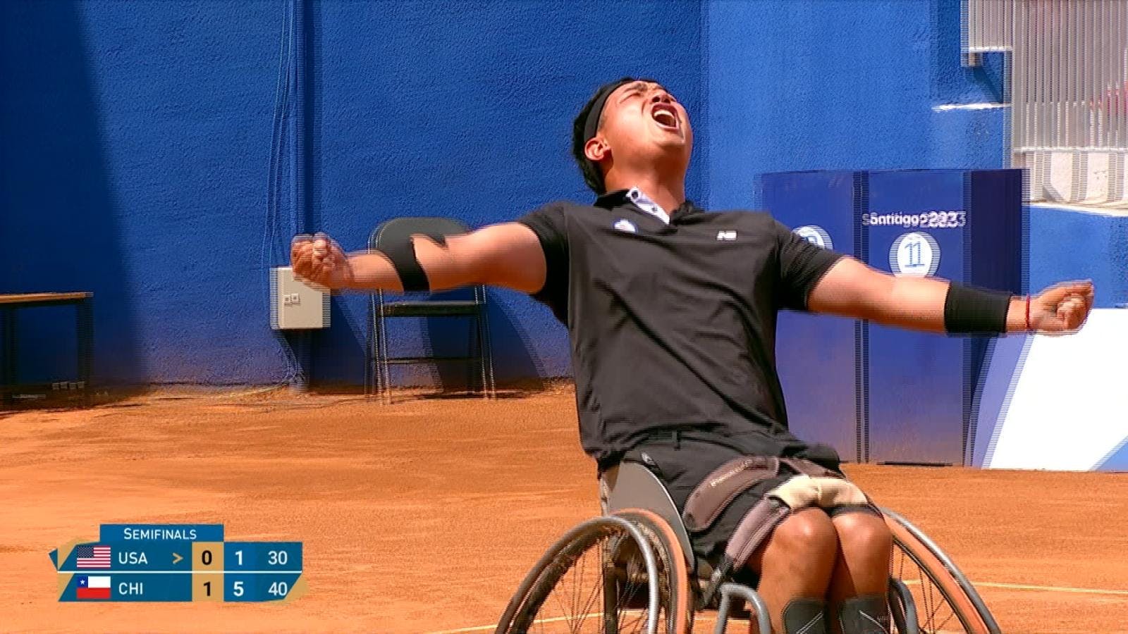 Alexis Cataldo disputará final de tenis en silla de ruedas