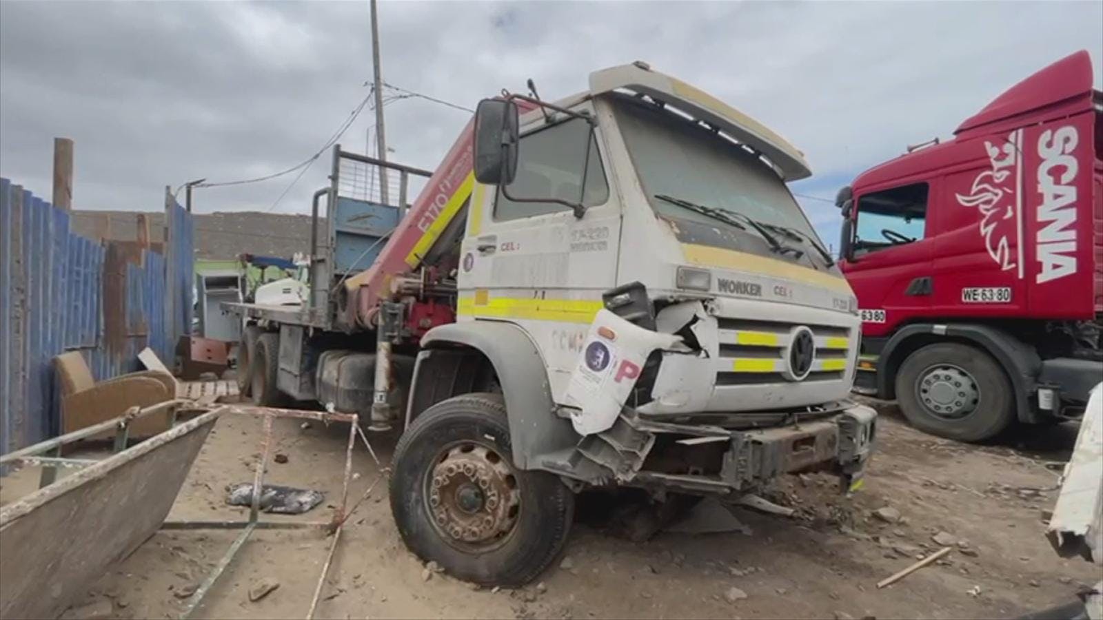 Vehículo investigado por accidente estaba en terrenos de toma desalojada