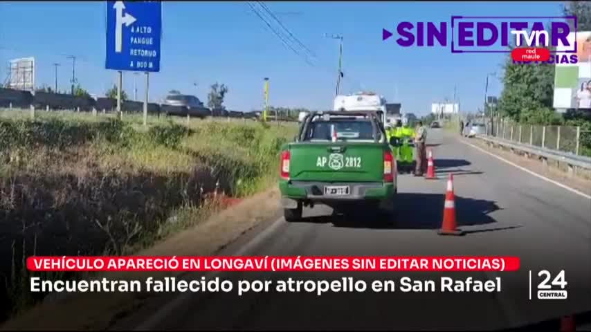 Encuentran fallecido por atropello en San Rafael