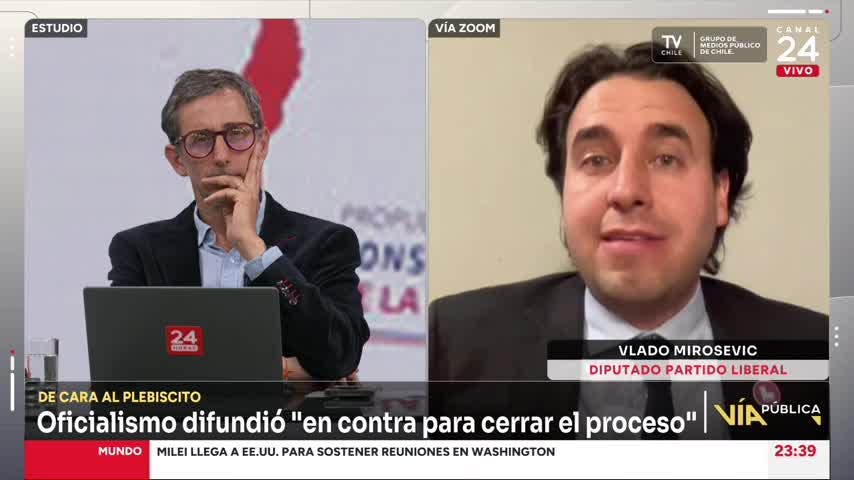 Mirosevic por En contra para cerrar el proceso