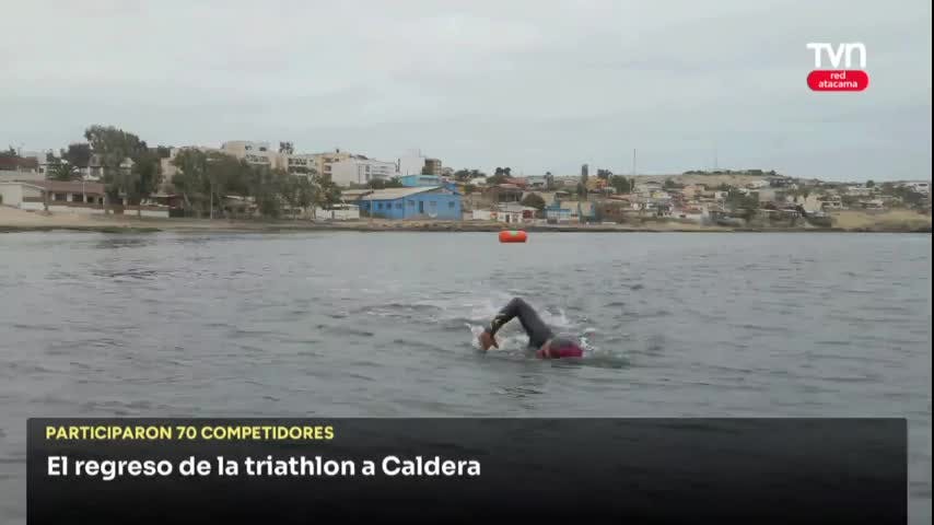 El regreso de la triathlon a Caldera