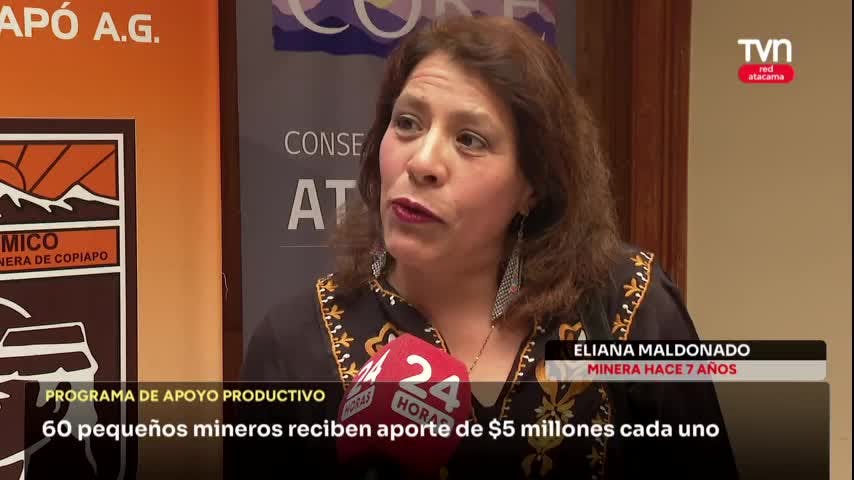 Pirquineros reciben beneficio