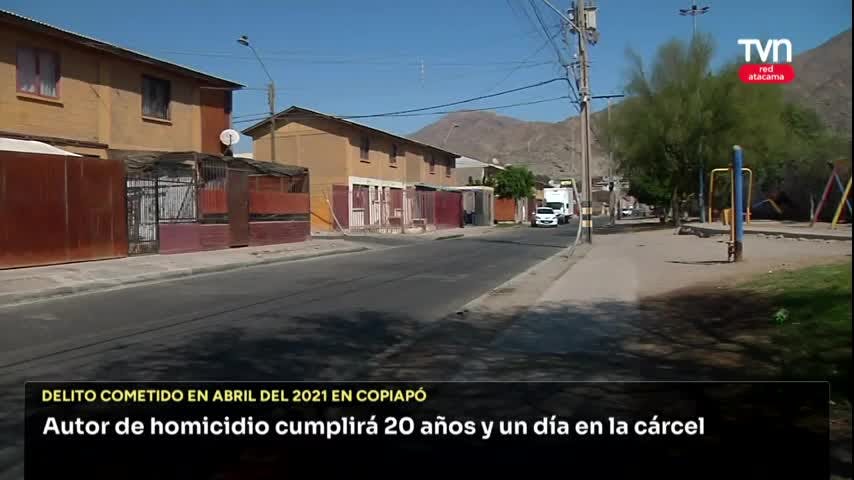 Autor de homicidio cumplirá 20 años y un día en la cárcel