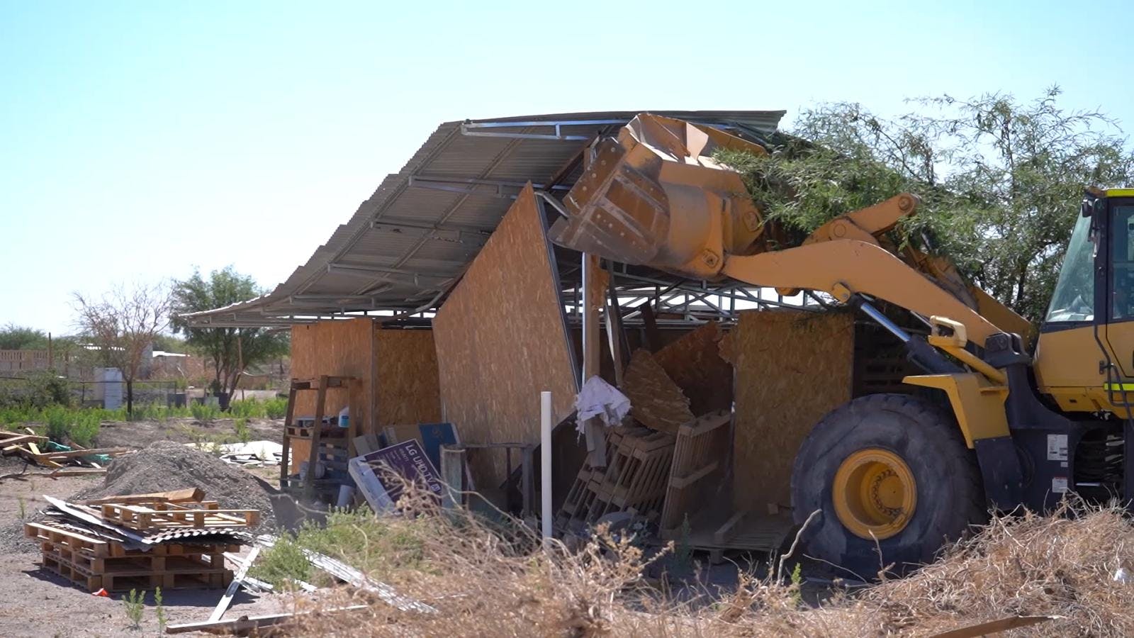 Masivo desalojo de terreno ocupado ilegalmente en Calama