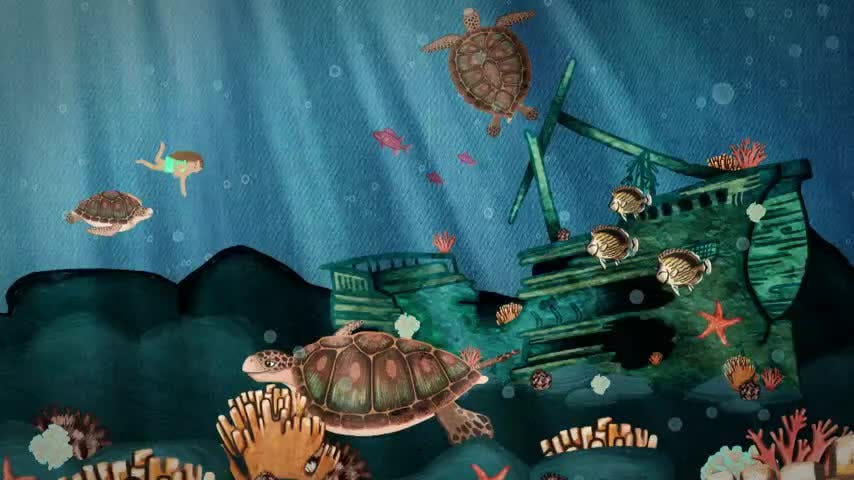 Poemas de la Tierra Capítulo 11: La niña, el mar y la tortuga/Te poki te vaikava te honu (Rapa Nui)