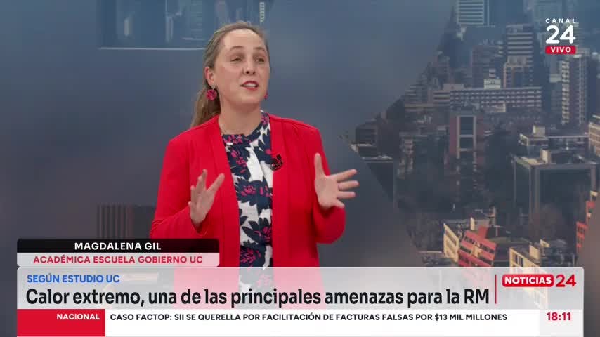 Académica y trabajos contra el calor extremo como amenaza de la RM: “Hemos avanzado pero falta mucho todavía”