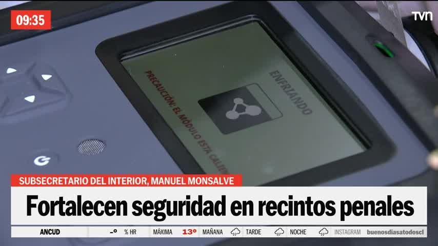 Leo Castillo prueba nueva máquina cazadora de drogas