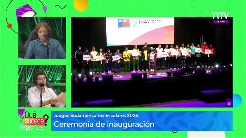 En NTV vivimos la inauguración de los Juegos Sudamericanos Escolares 2023