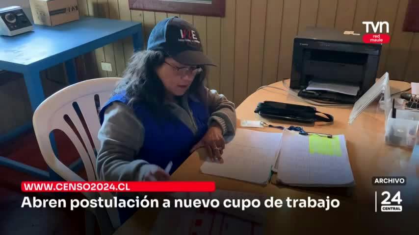 Abren postulación a nuevo cupo de trabajo en el Censo