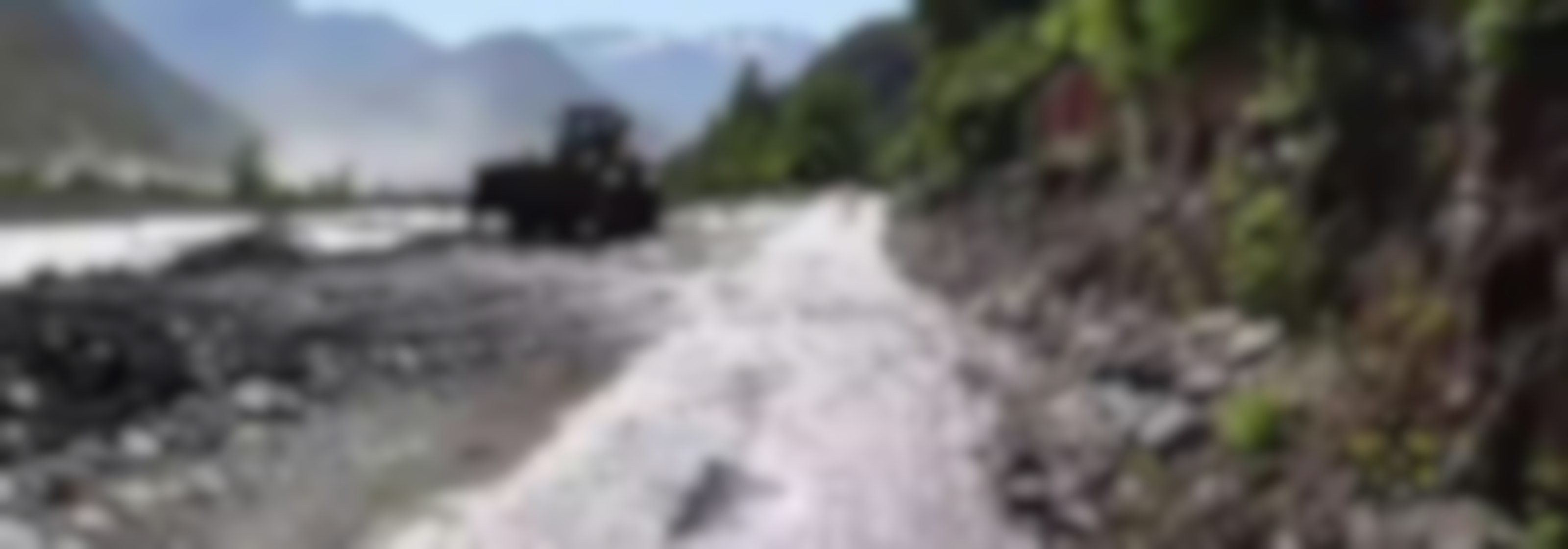 Inician restauración de ruta hacia paso Vergara