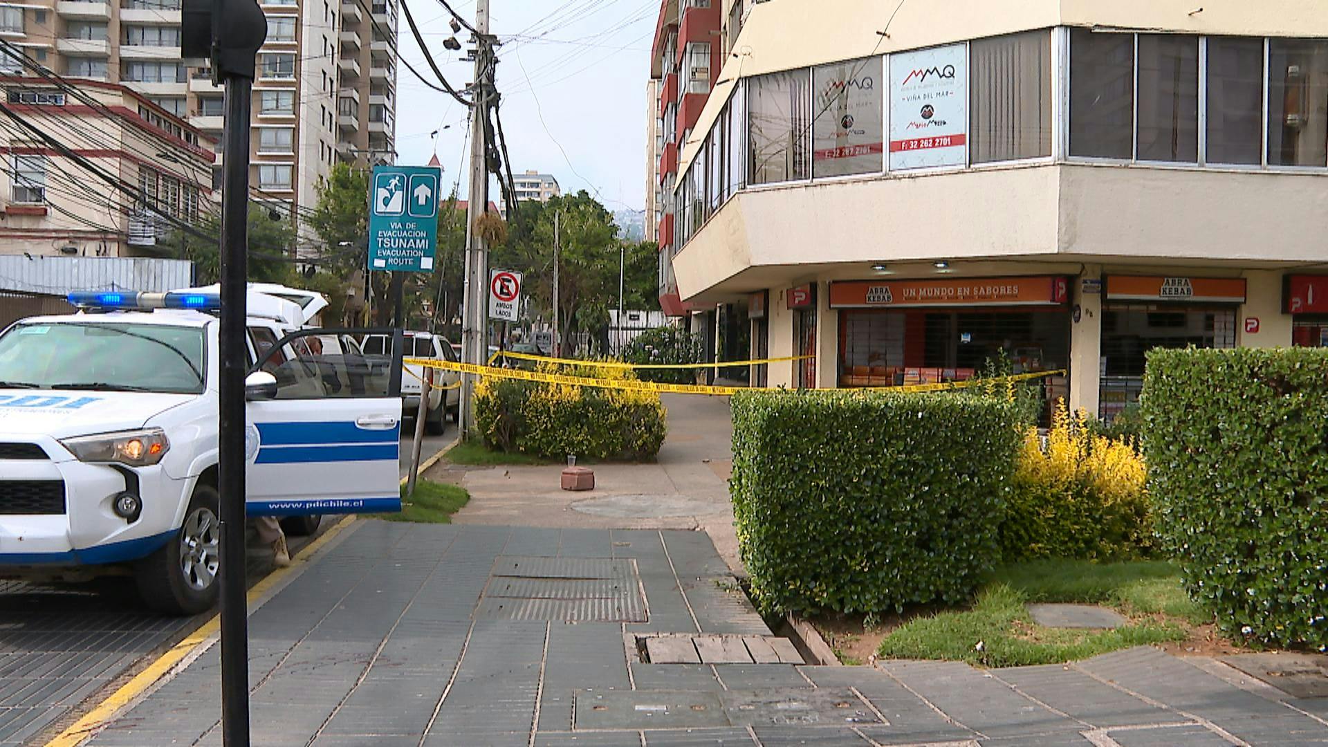 Dan muerte a hombre de una certera puñalada en pleno centro de Viña del Mar