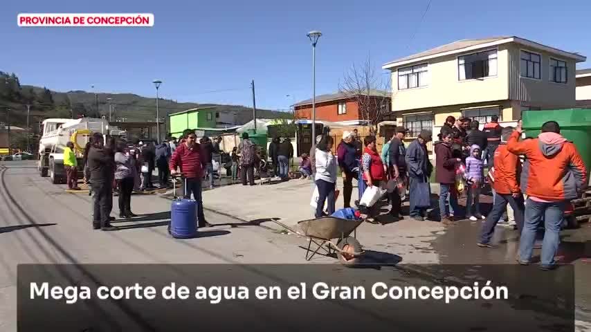 Essbio anuncia mega corte de agua