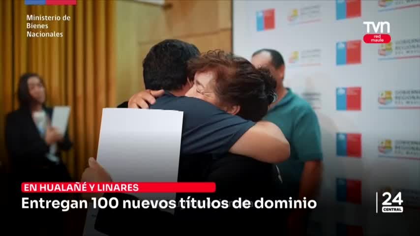 Entregan 100 nuevos títulos de dominio
