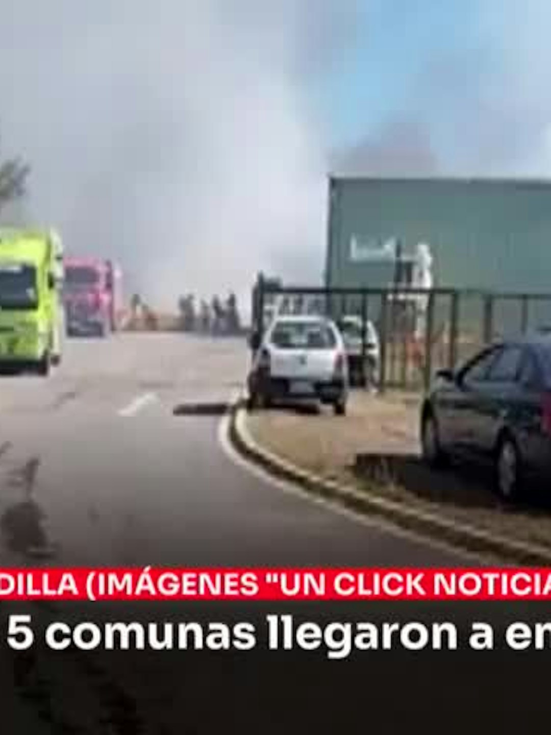 Bomberos de 5 comunas llegan a emergencia en Bobadilla