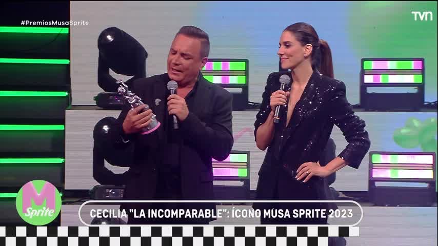 La emoción de la familia de Cecilia, la incomparable en los Premios MUSA 2023
