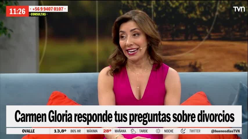 Carmen Gloria Arroyo: Cuando las mujeres hablamos de divorcio, la decisión está tomada