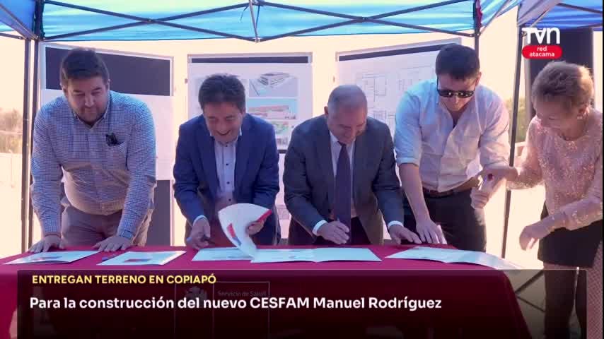 Traspasan terreno para construcción de CESFAM